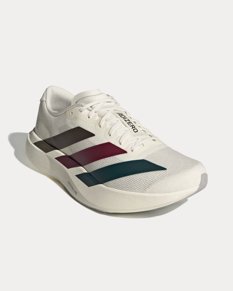Adidas Men's Adizero EVO SL Grey Two / Shadow Olive / Maroon Running Shoes