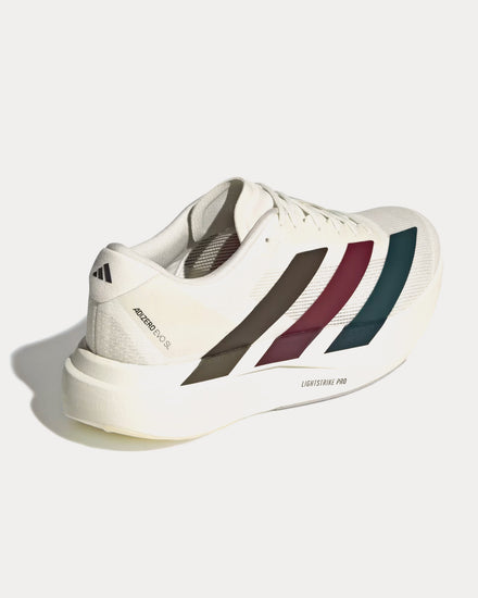 Adidas Adizero EVO SL Grey Two / Shadow Olive / Maroon Running Shoes - 4