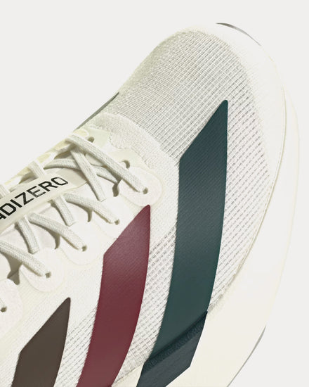 Adidas Adizero EVO SL Grey Two / Shadow Olive / Maroon Running Shoes - 5