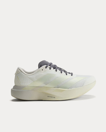 Adidas Adizero EVO SL Off White / Ice Gold Met. / Granite Running Shoes - 1