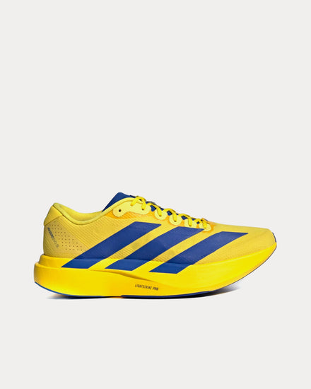 Adidas Adizero EVO SL Yellow / Royal Blue / Iron Metallic Running Shoes - 1