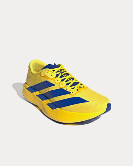 Adidas Adizero EVO SL Yellow / Royal Blue / Iron Metallic Running Shoes - 2