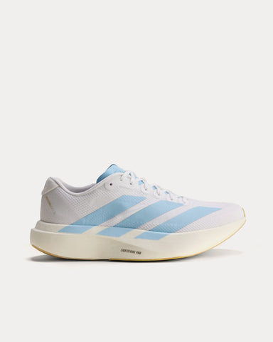 Adidas Adizero EVO SL Woven Cloud White / Clear Blue / Matte Gold Running Shoes