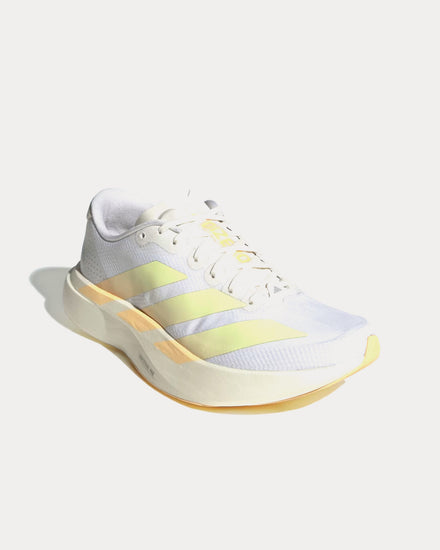 Adidas Adizero EVO SL Woven Cloud White / Ice Tangerine / Off White Running Shoes - 3