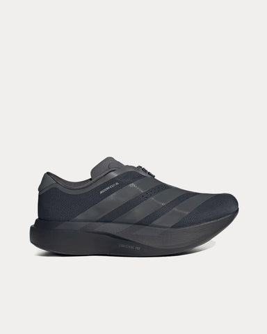 Adidas Adizero EVO SL Zip Core Black / Grey Six / Silver Metallic Running Shoes