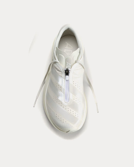 Adidas Adizero EVO SL Zip Core White / Zero Metalic / Orbit Grey Running Shoes - 2