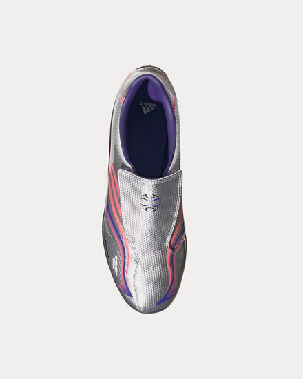 Adidas F50 Walkable Solar Purple / Solar Turbo / Silver Metallic Slip On Sneakers - 2