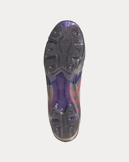 Adidas F50 Walkable Solar Purple / Solar Turbo / Silver Metallic Slip On Sneakers - 3