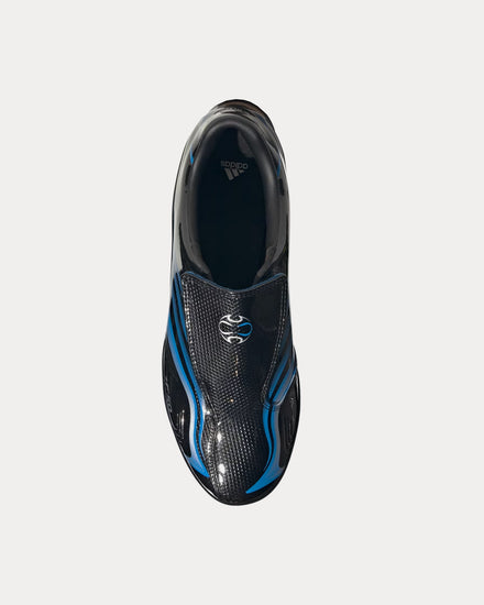 Adidas F50 Walkable Core Black / Lucid Ray Blue / Silver Metallic Slip On Sneakers - 2