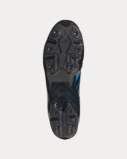 Adidas F50 Walkable Core Black / Lucid Ray Blue / Silver Metallic Slip On Sneakers - 4
