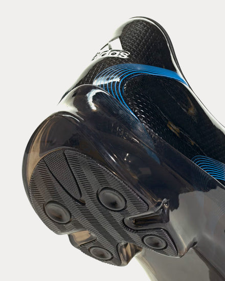 Adidas F50 Walkable Core Black / Lucid Ray Blue / Silver Metallic Slip On Sneakers - 6