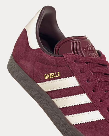 Adidas Men's Gazelle Maroon / Chalk White / Gum Low Top