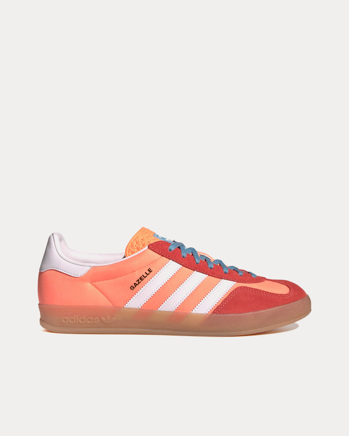 Adidas Unisex Gazelle Indoors Beam Orange / Cloud White / Gum Low Top  Sneakers