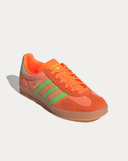 Adidas Gazelle Indoor Clear Mint / Solar Orange / Solar Green Low Top Sneakers - 3