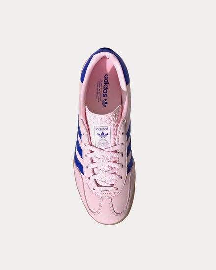 Adidas Gazelle Indoor Clear Pink / Lucid Blue / Gum Low Top Sneakers - 2