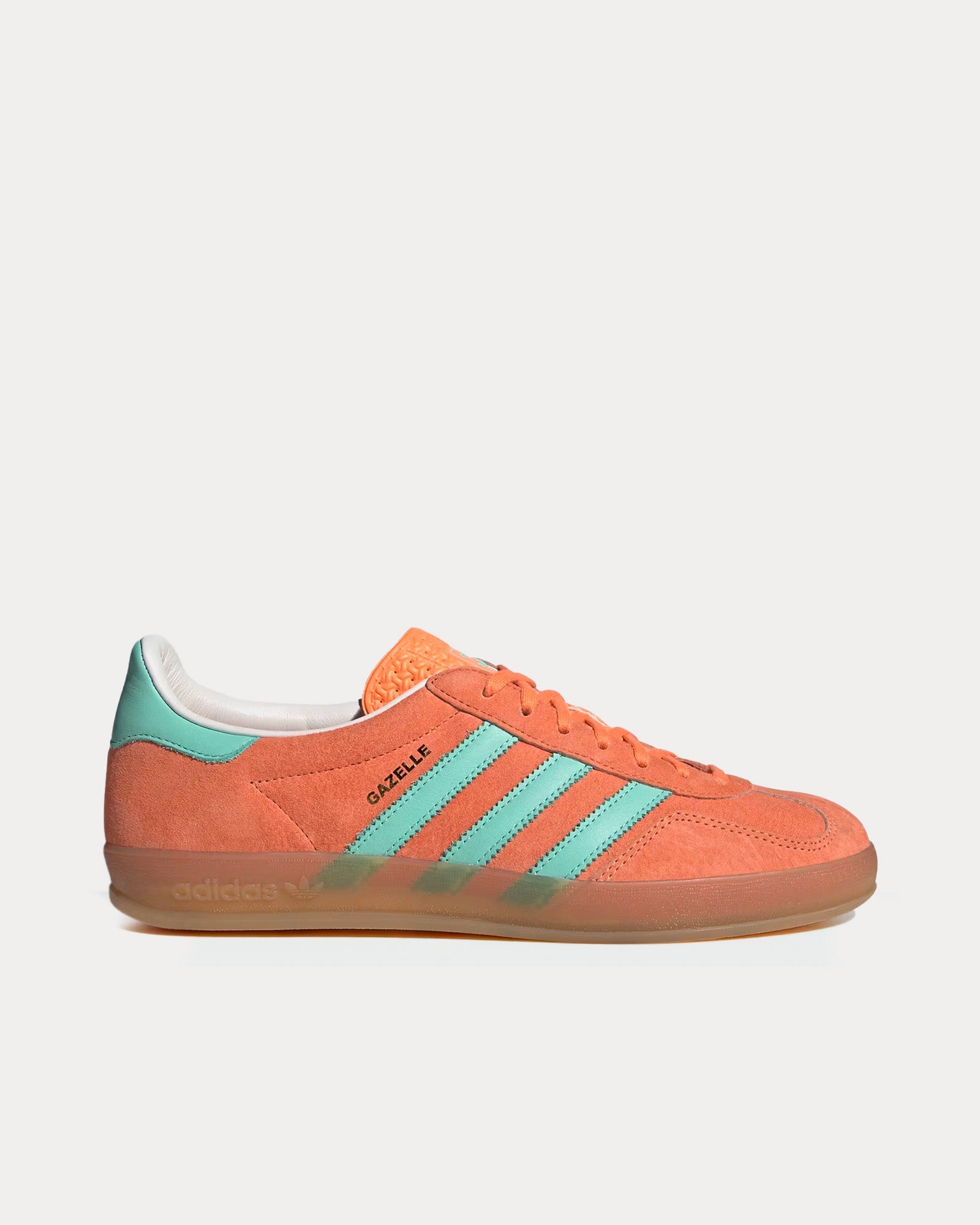 Adidas - Gazelle Indoors Easy Orange / Clear Mint / Gum Low Top Sneakers