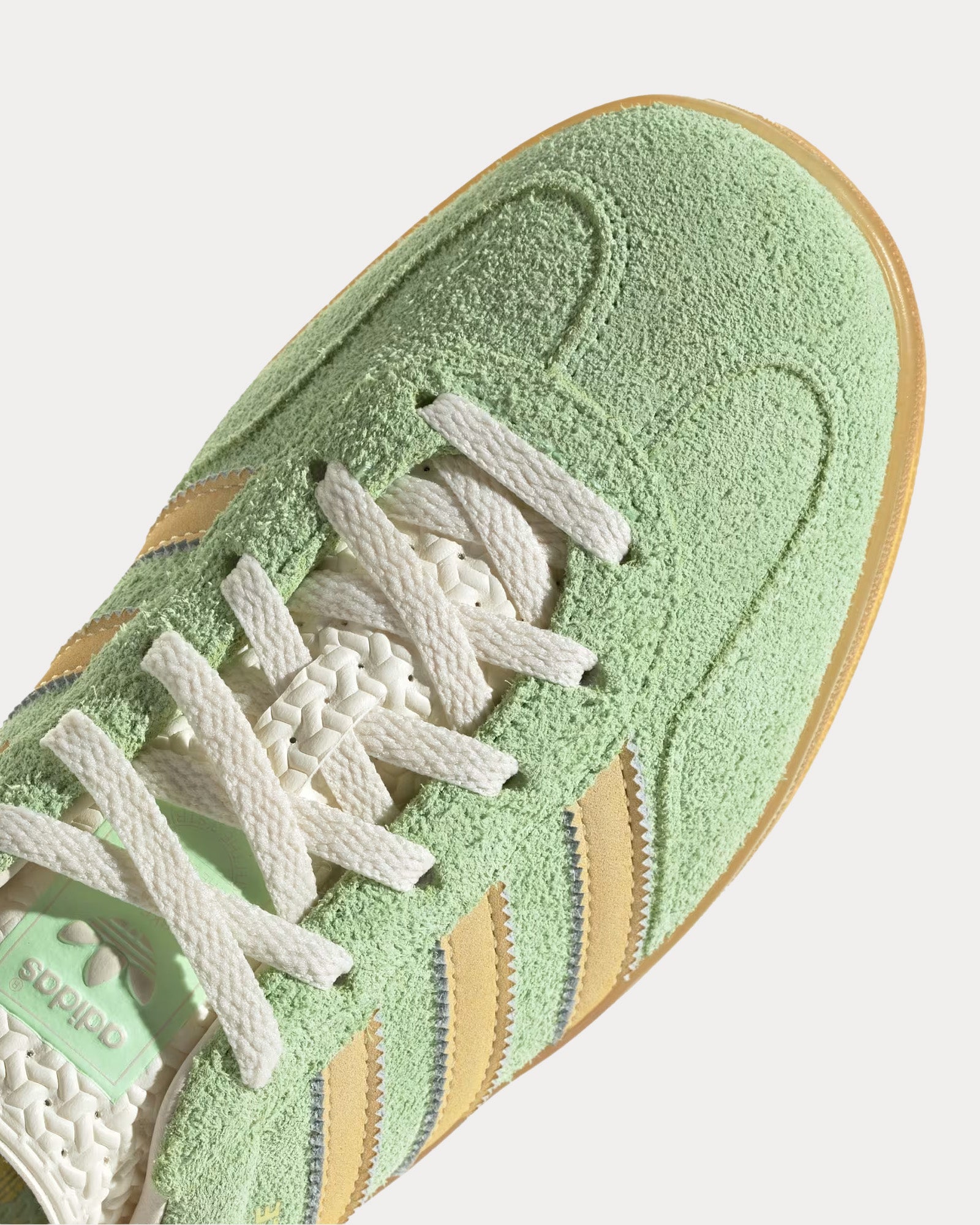 Adidas - Gazelle Indoor Semi Green Spark / Almost Yellow / Cream White Low Top Sneakers
