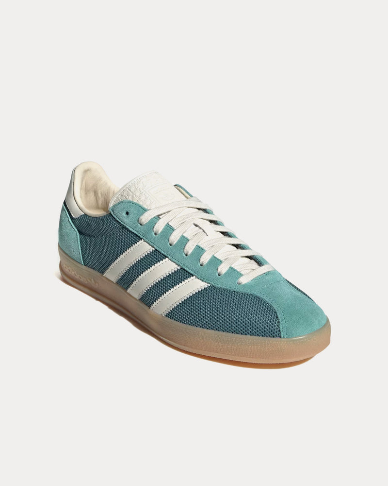 Adidas Gazelle Indoor Pro Preloved Teal / Off White / Warm Sandstone Low Top Sneakers - 3