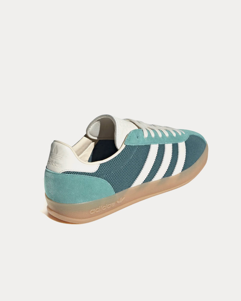 Adidas Gazelle Indoor Pro Preloved Teal / Off White / Warm Sandstone Low Top Sneakers - 4