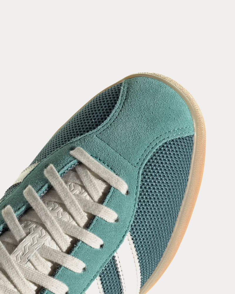 Adidas Gazelle Indoor Pro Preloved Teal / Off White / Warm Sandstone Low Top Sneakers - 5