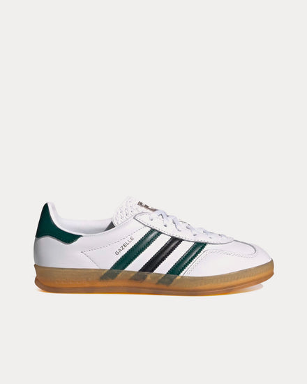 Adidas Gazelle Indoors Cloud White / Collegiate Green / Core Black Low Top Sneakers - 1