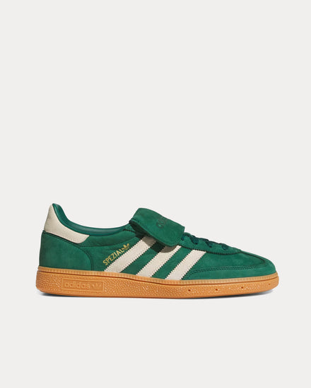 Adidas Unisex Handball Spezial Collegiate Green / Cream White / Gum Low Top Sneakers Adidas Unisex Handball Spezial Collegiate Green / Cream White / Gum Low Top Sneakers