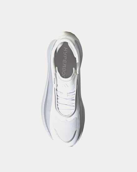 Adidas Hyperboost Edge Cloud White / Light Solid Grey / Silver Metallic Running Shoes - 2