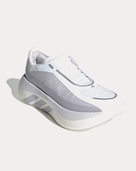 Adidas Hyperboost Edge Cloud White / Light Solid Grey / Silver Metallic Running Shoes - 3
