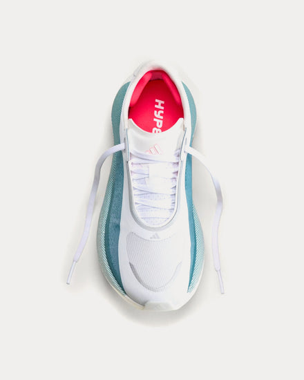 Adidas Hyperboost Edge Cloud White / Petrol Met. F17 / Lucid Red Running Shoes - 2