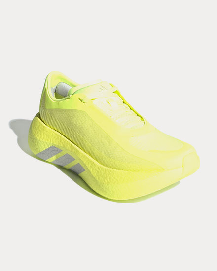 Adidas Hyperboost Edge Hi-Res Yellow / Matte Silver / Light Solid Grey Running Shoes - 3