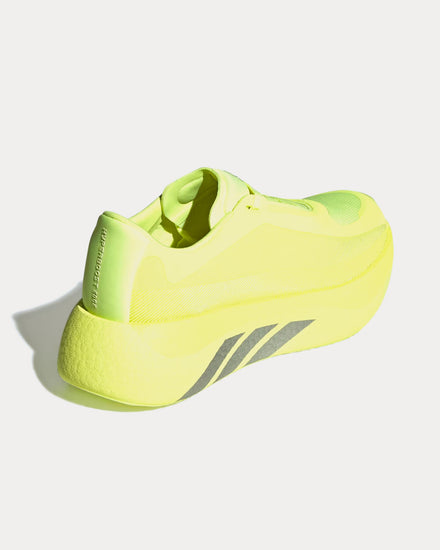 Adidas Hyperboost Edge Hi-Res Yellow / Matte Silver / Light Solid Grey Running Shoes - 4