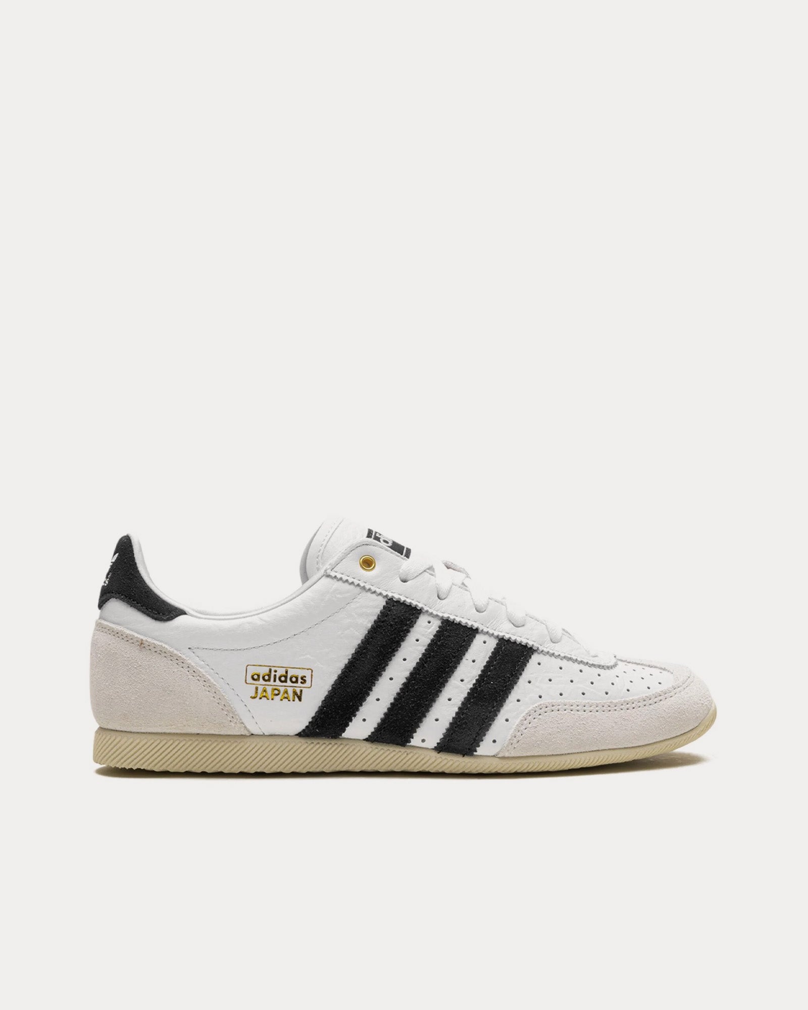 Adidas Women's Japan Cloud White / Core Black / Gold Metallic Low Top  Sneakers