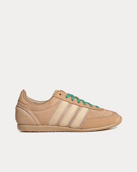 Adidas Japan Calf-Hair Warm Sandstone / Crystal Sand / Alumina Low Top Sneakers - 1