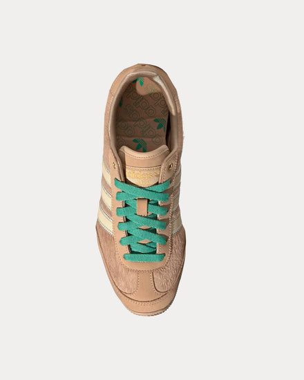 Adidas Japan Calf-Hair Warm Sandstone / Crystal Sand / Alumina Low Top Sneakers - 2