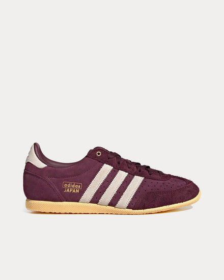 Adidas Japan Maroon / Cream White / Gold Metallic Low Top Sneakers - 1