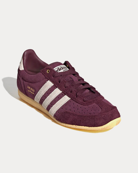 Adidas Japan Maroon / Cream White / Gold Metallic Low Top Sneakers - 3