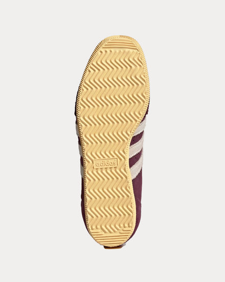 Adidas Japan Maroon / Cream White / Gold Metallic Low Top Sneakers - 5
