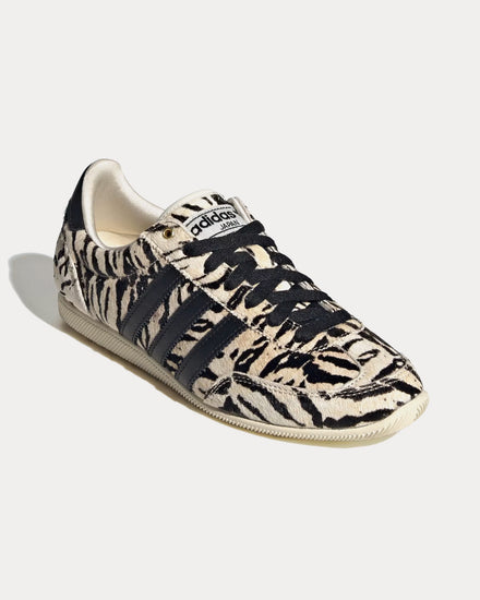 Adidas Japan 'Zebra Print' Off White / Core Black / Core Black Low Top Sneakers - 3