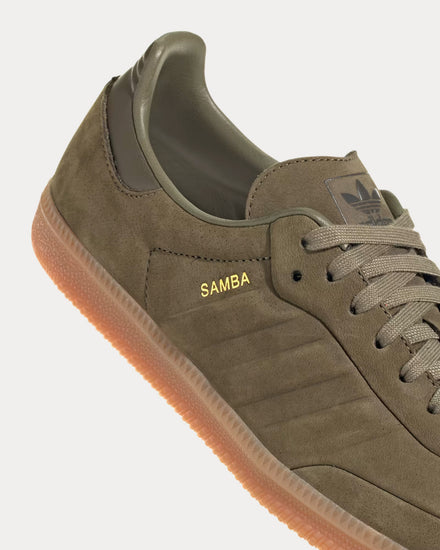 Adidas Men's Samba Halo Blush / Clay Strata / Gum Low Top Sneakers