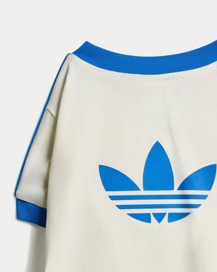 Adidas Pet Cali Tee in Off White / Blue Bird - 3