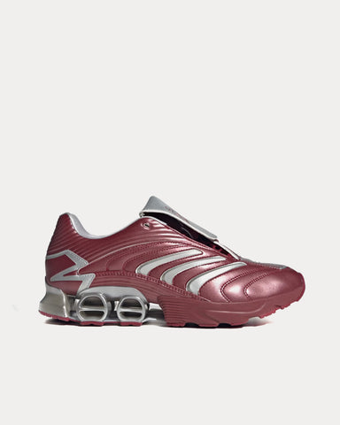 Adidas Predator Megaride Collegiate Burgundy / Silver Metallic / Light Solid Grey Slip On Sneakers