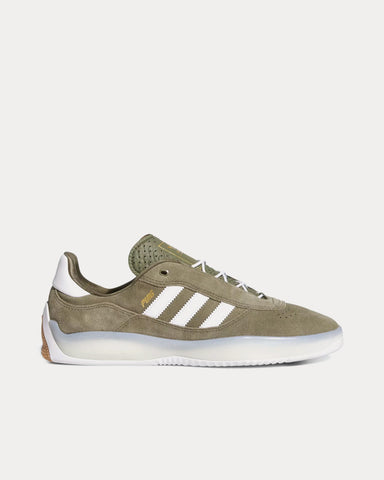 Adidas Puig Olive Strata / Cloud White / Gold Metallic Low Top Sneakers