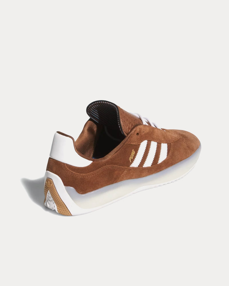 Adidas Puig Preloved Brown / Cloud White / Gold Metallic Low Top Sneakers - 4