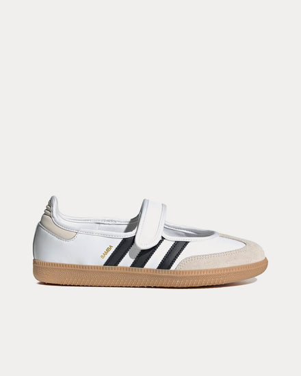Adidas Samba Jane Cloud White / Alumina / Core Black Slip On Sneakers - 1