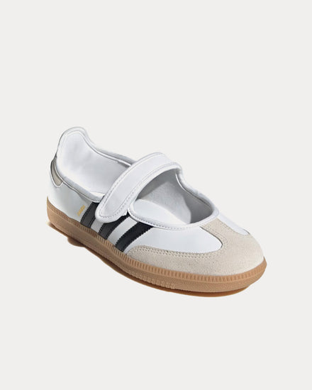 Adidas Samba Jane Cloud White / Alumina / Core Black Slip On Sneakers - 3