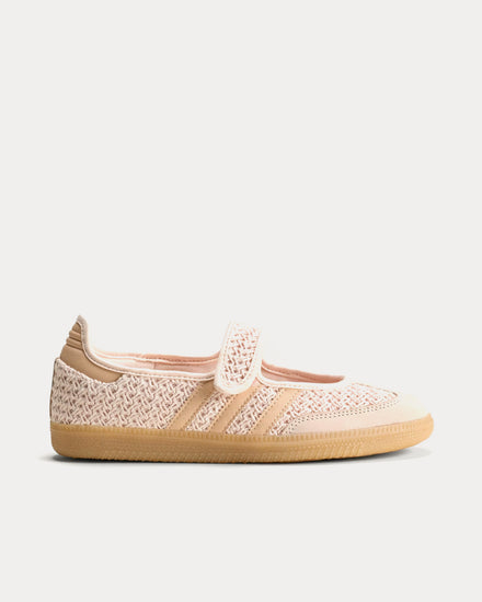 Adidas Samba Jane Wonder Quartz / Halo Blush / Gold Metallic Slip On Sneakers - 1
