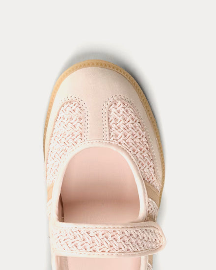 Adidas Samba Jane Wonder Quartz / Halo Blush / Gold Metallic Slip On Sneakers - 5