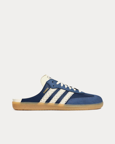 Adidas Samba Mule Woven Navy Slip On Sneakers