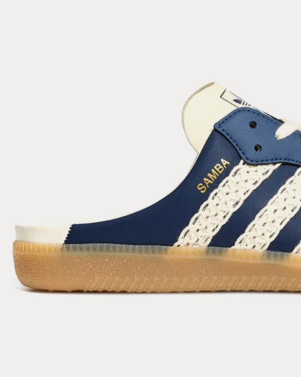Adidas Samba Mule Woven Navy Slip On Sneakers - 2