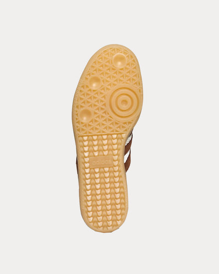 Adidas Samba Mule Woven White / Brown Slip On Sneakers - 4
